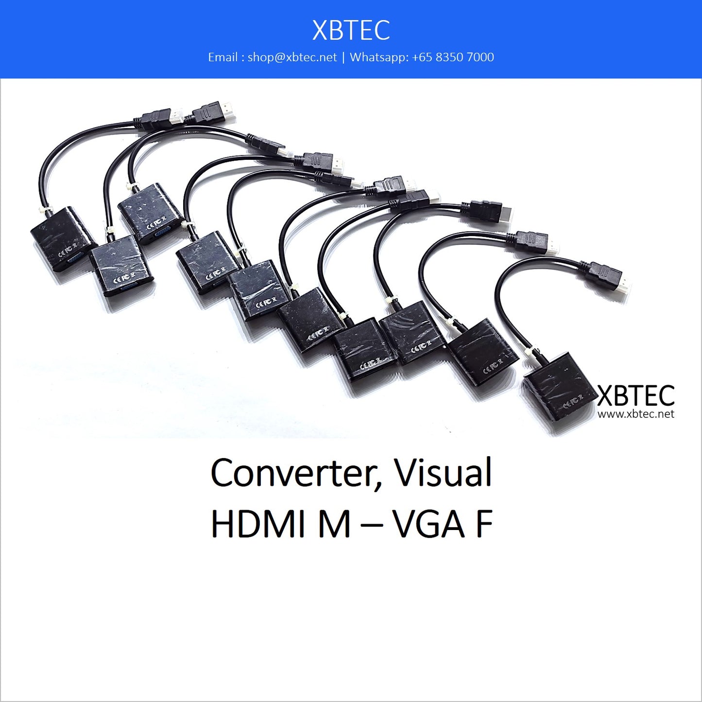 Converter, Visual, HDMI M – VGA F
