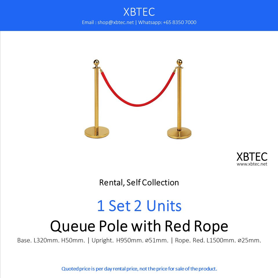(Rental, Self Collection) Queue Pole