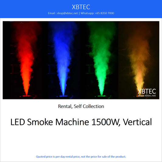 (Rental, Self Collection) LED Smoke Machine 1500W, Vertical