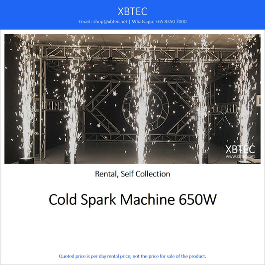 (Rental, Self Collection) Cold Spark Machine 650W