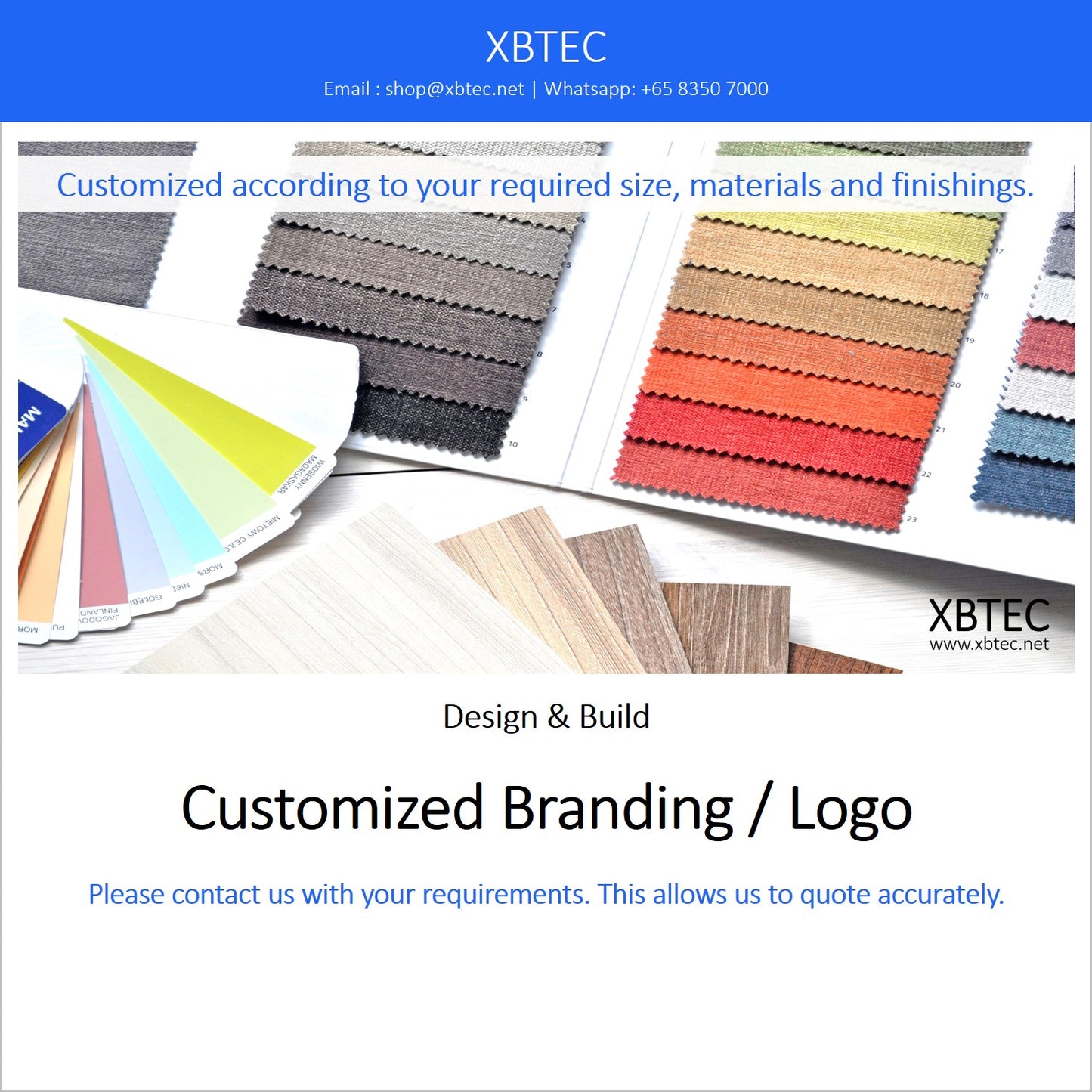 (Design & Build) Customized Logo / Branding