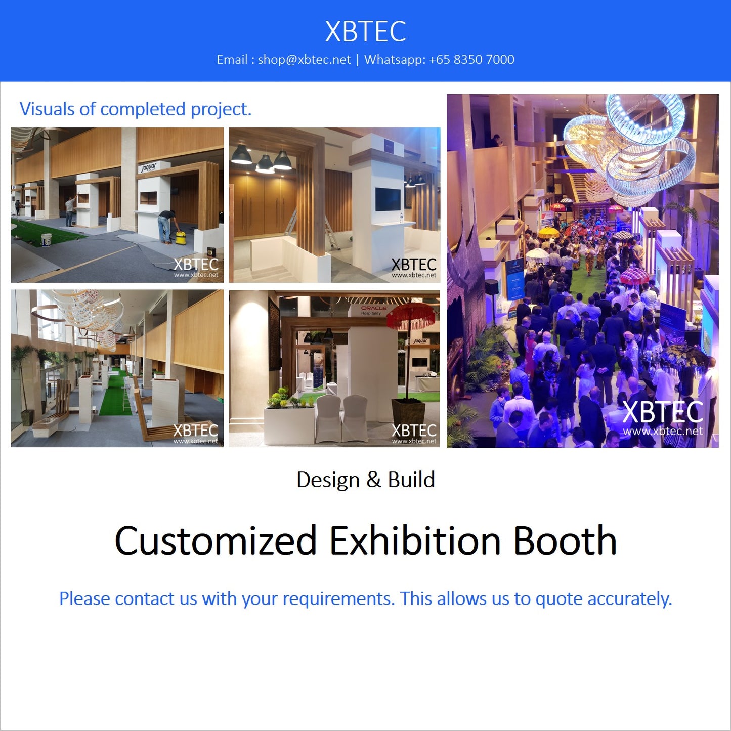 (Design & Build) Customized Exhibition Booth