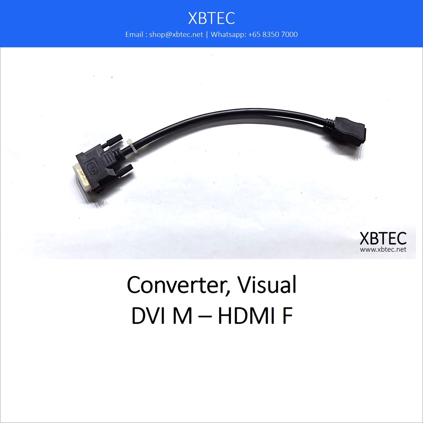 Converter, Visual, DVI M – HDMI F