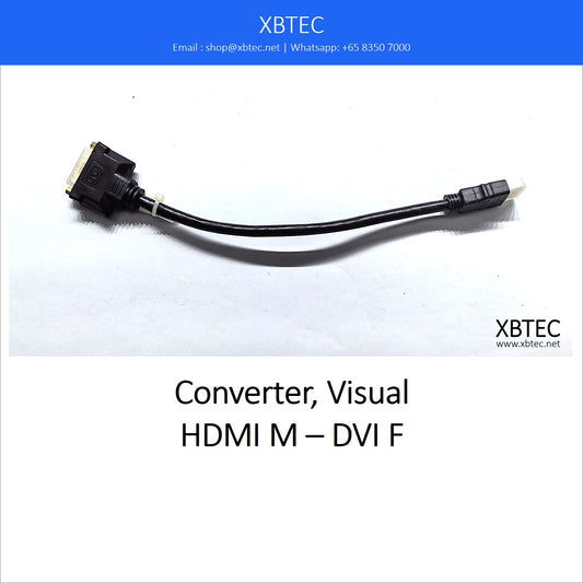 Converter, Visual, HDMI M – DVI F