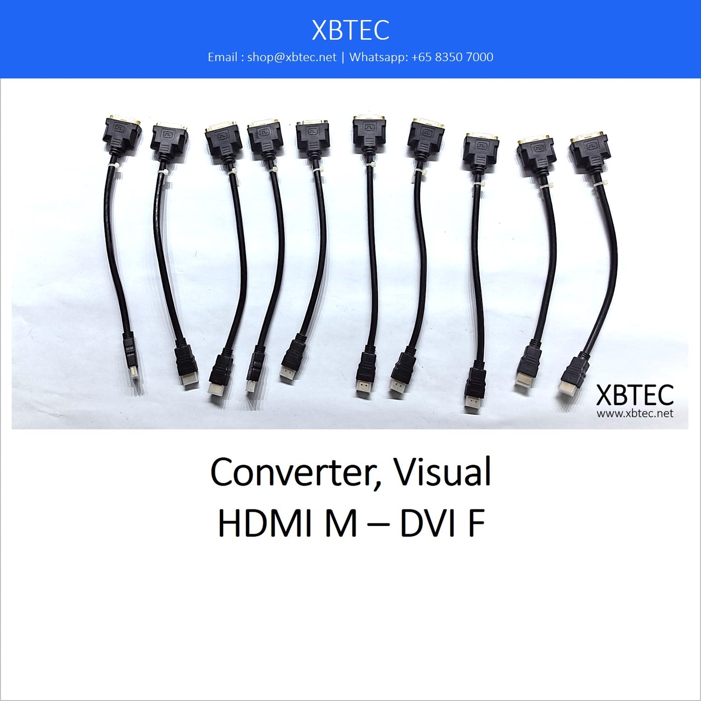 Converter, Visual, HDMI M – DVI F