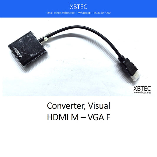 Converter, Visual, HDMI M – VGA F