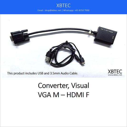 Converter, Visual, VGA M – HDMI F