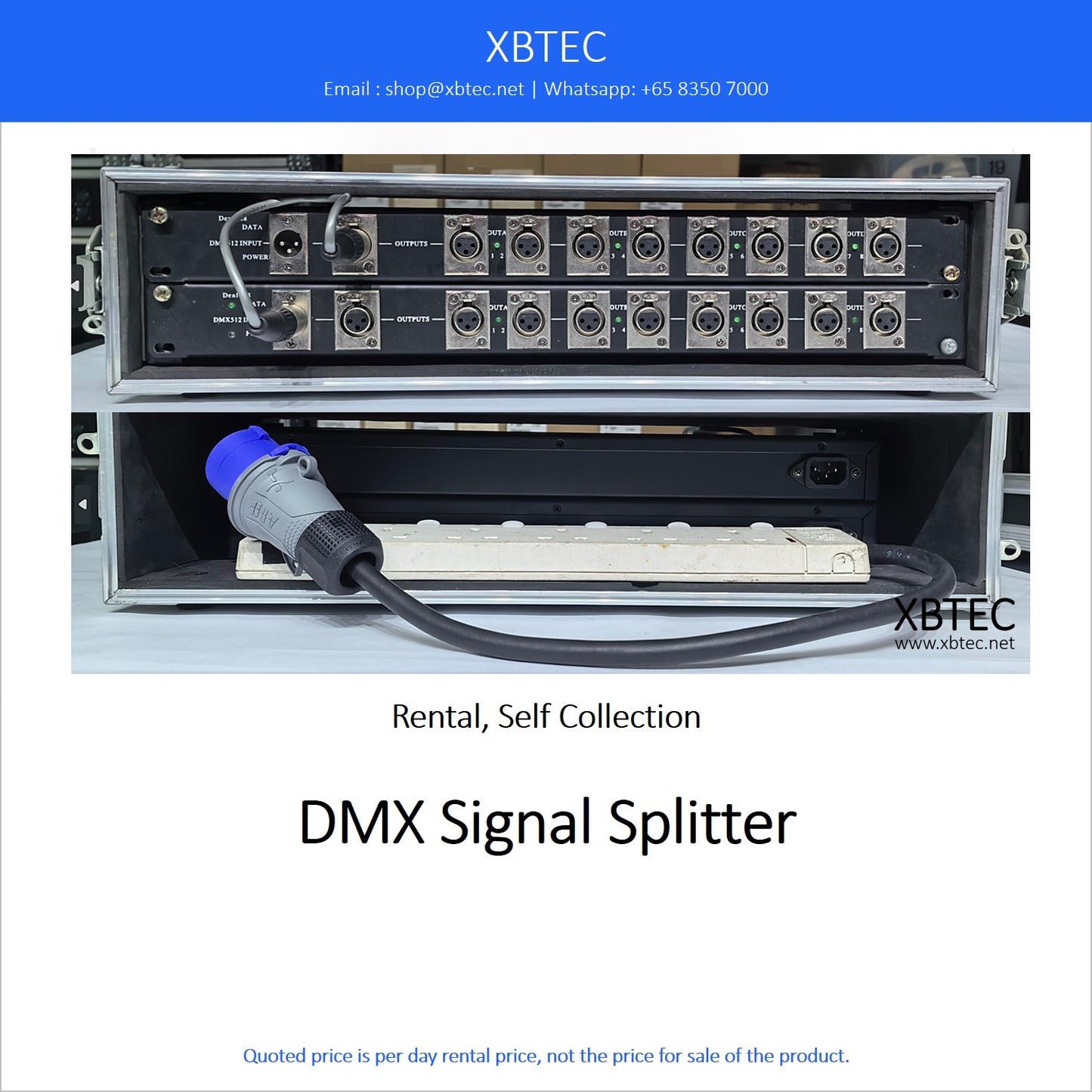 (Rental, Self Collection) DMX Signal Splitter