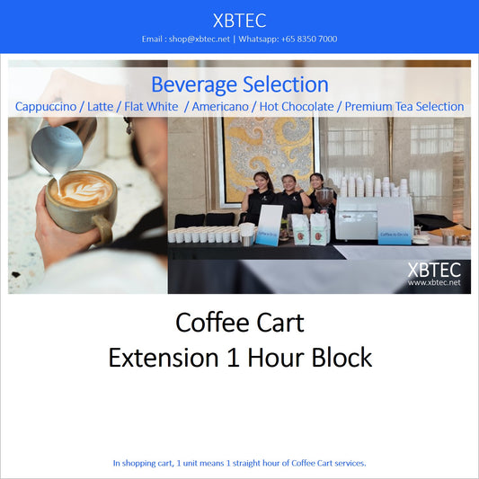 Drinks, Coffee Cart, Extension 1 Hour Block