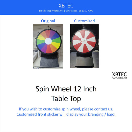 Engagements, Spin Wheel 12 Inch (Table Top)