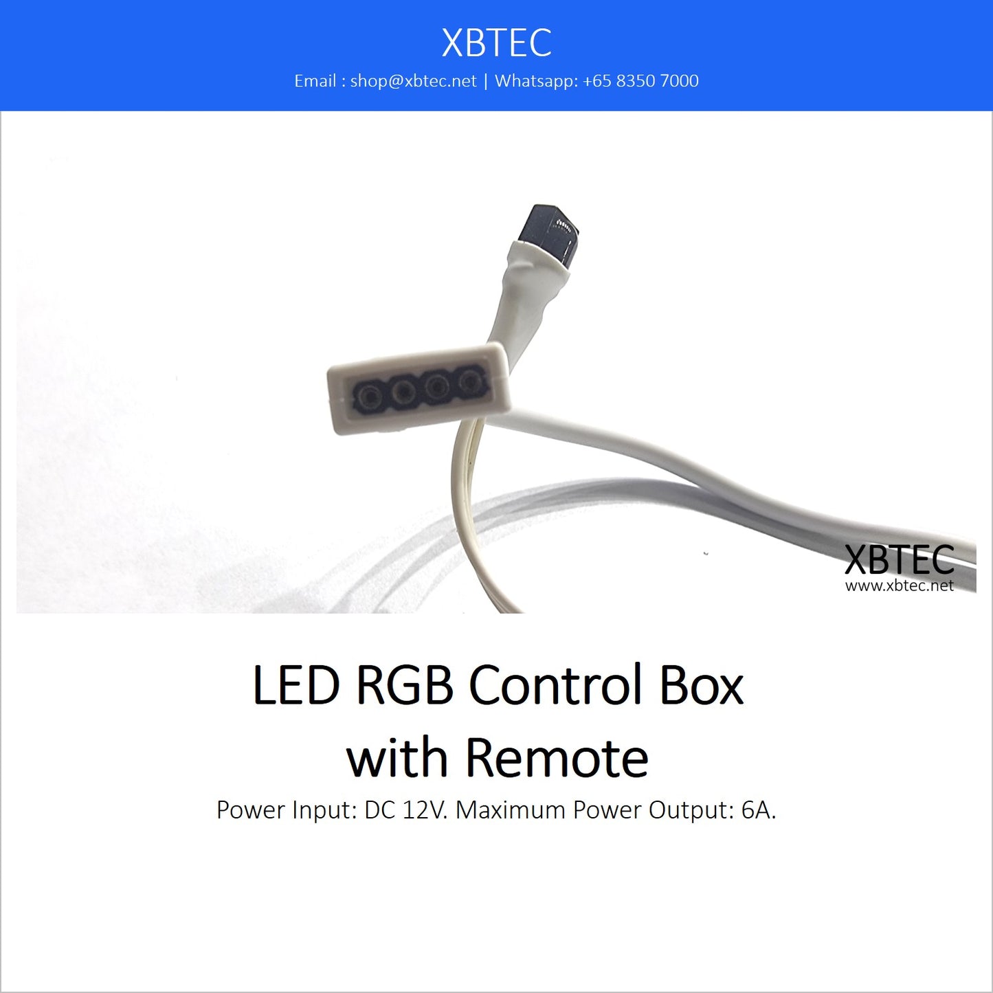 LED RGB Control Box with Remote