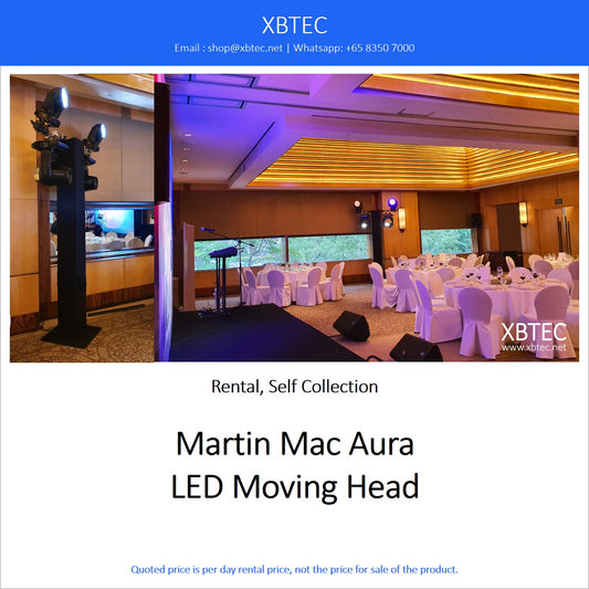 (Rental, Self Collection) Martin Mac Aura Moving Head