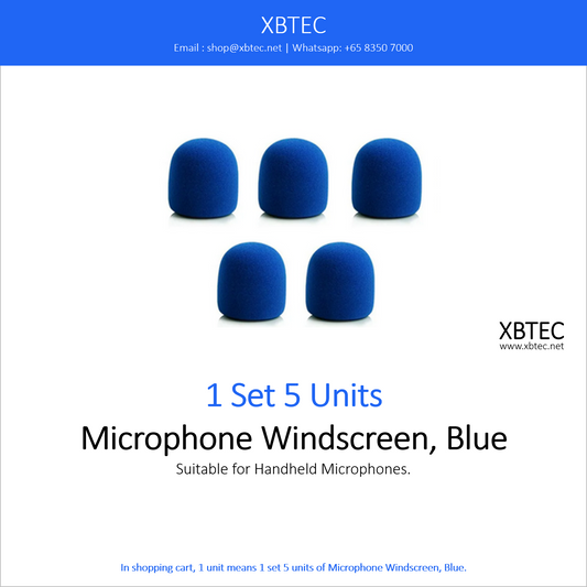 Microphone Windscreen, Blue