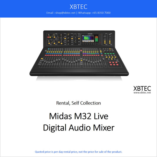 (Rental, Self Collection) Midas M32 Live Digital Audio Mixer