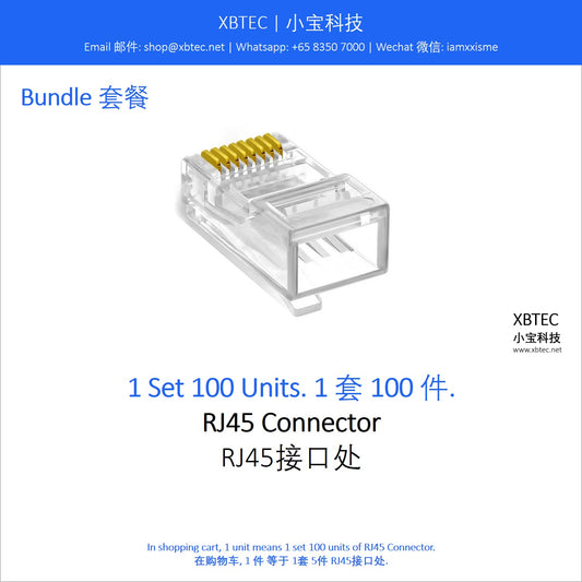 Connector, RJ45 Connector. 连接处, RJ45 接口处.