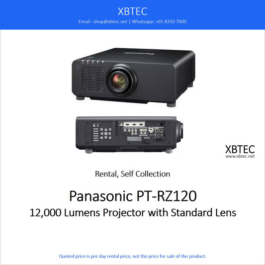 (Rental, Self Collection) Panasonic PT-RZ120 with Standard Lens