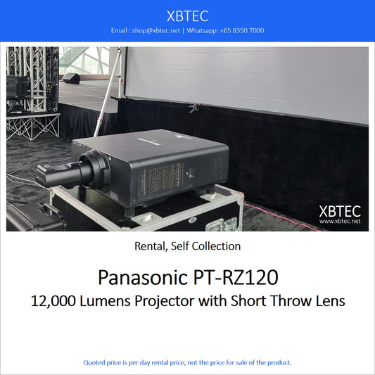 (Rental, Self Collection) Panasonic PT-RZ120 with Ultra Short Throw Lens