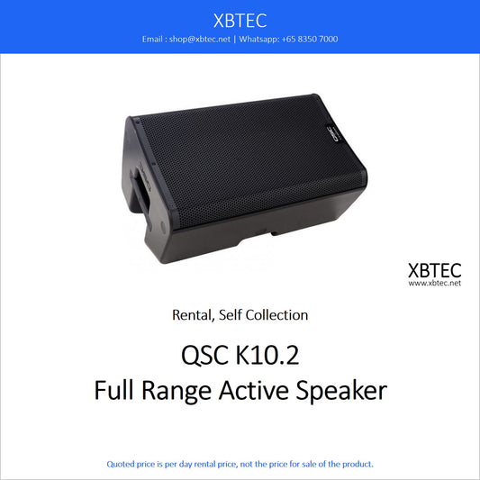 (Rental, Self Collection) QSC K10.2 Full Range Active Speaker, Audio Monitor