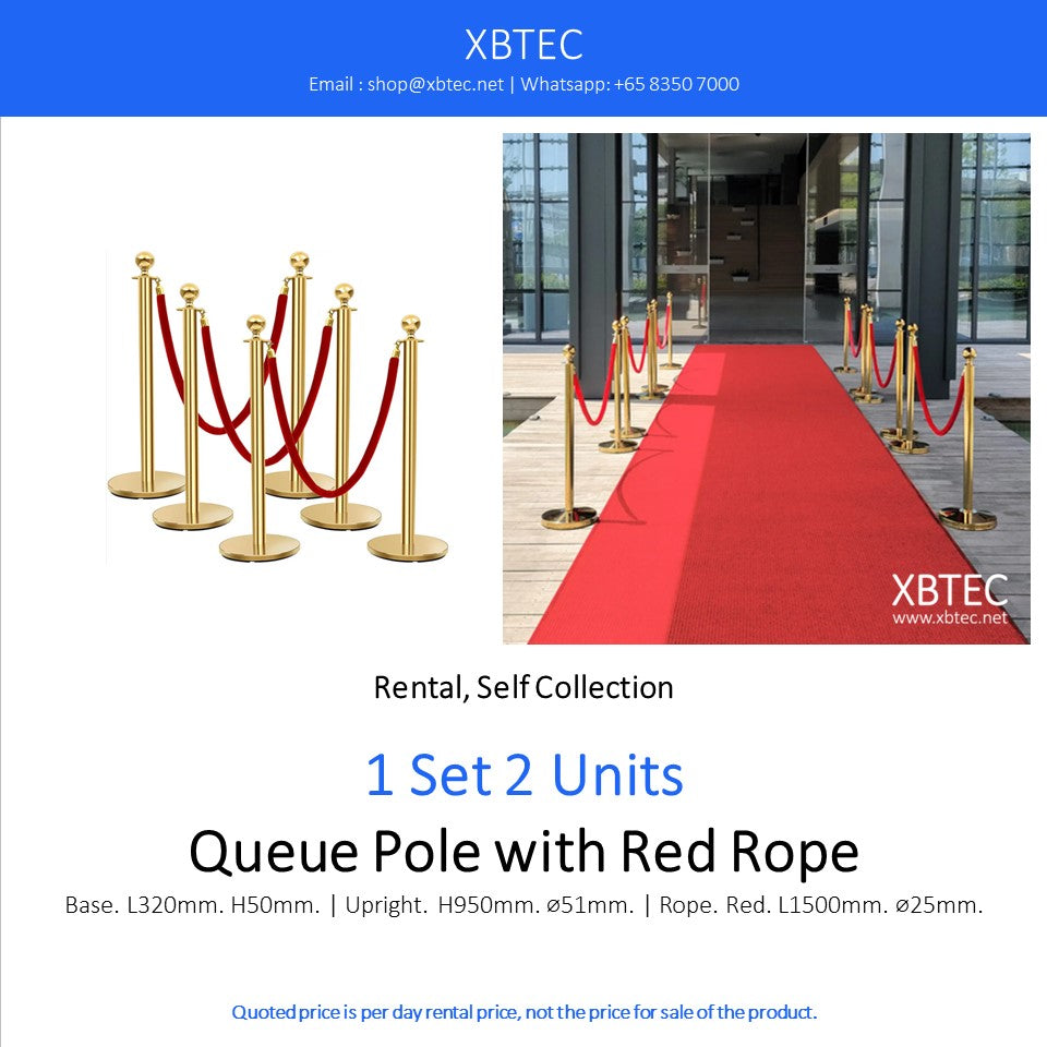 (Rental, Self Collection)  Queue Pole