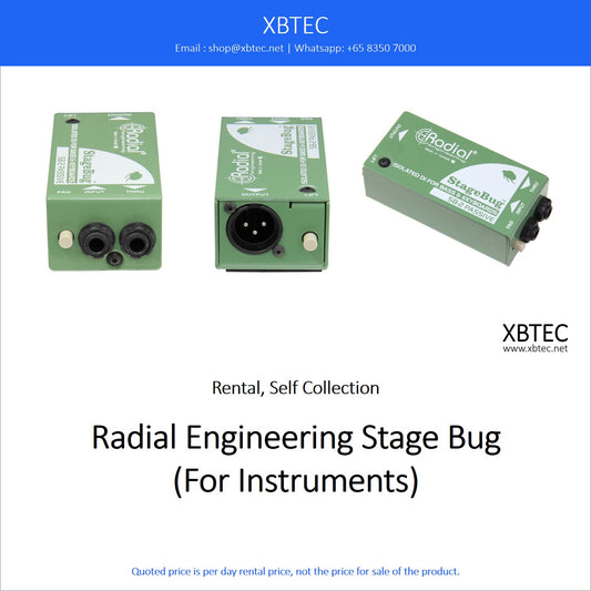 (Rental, Self Collection) Radial Engineering StageBug DI Box