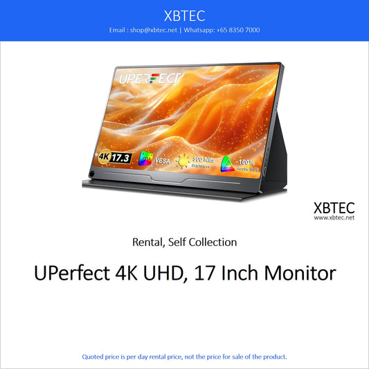 (Rental, Self Collection) UPerfect 4K UHD, 17 Inch Monitor