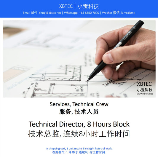 (Services, Technical Crew | 服务, 技术人员) Technical Director, 8 Hours Block