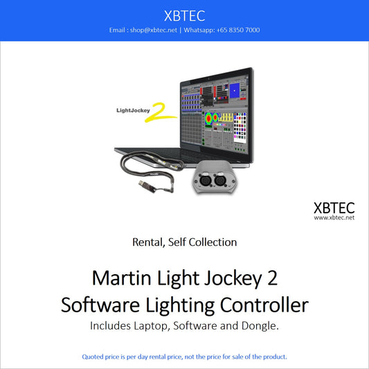 (Rental, Self Collection) Martin Light Jockey 2 (includes Laptop, Software, Dongle)