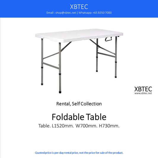 (Rental, Self Collection) Foldable Table