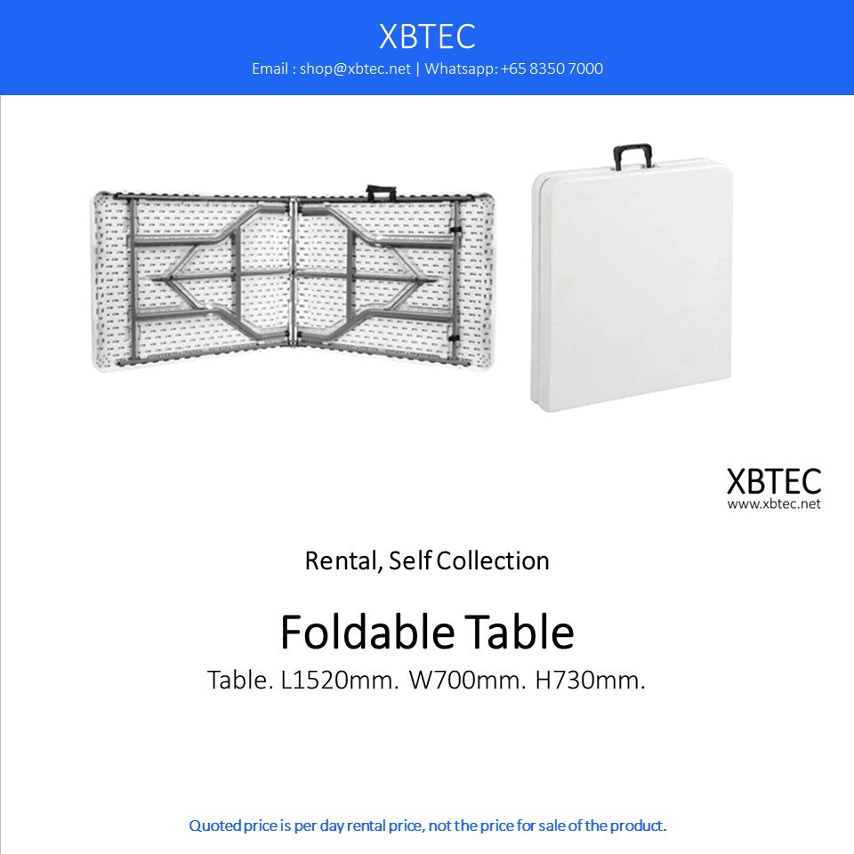 (Rental, Self Collection) Foldable Table