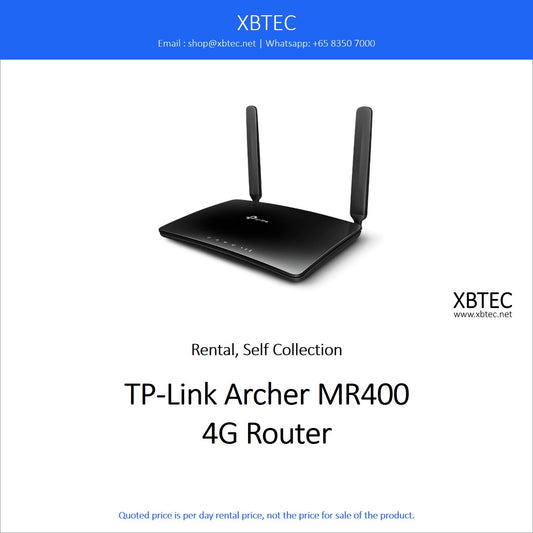 (Rental, Self Collection) TP-Link Archer MR400 4G Router