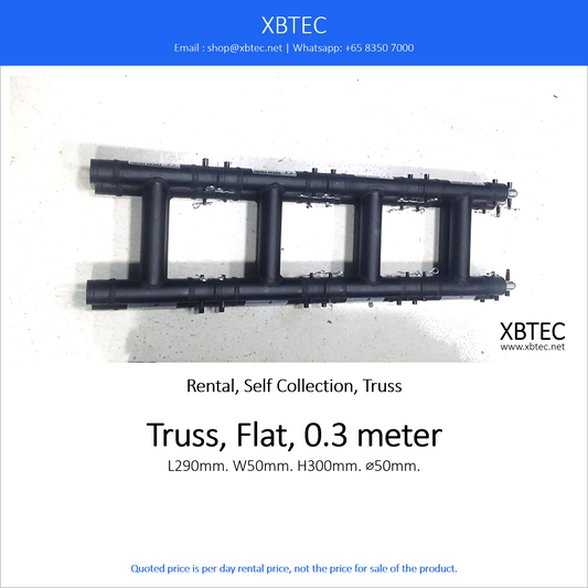 (Rental, Self Collection) Truss, Flat, 0.3 meter