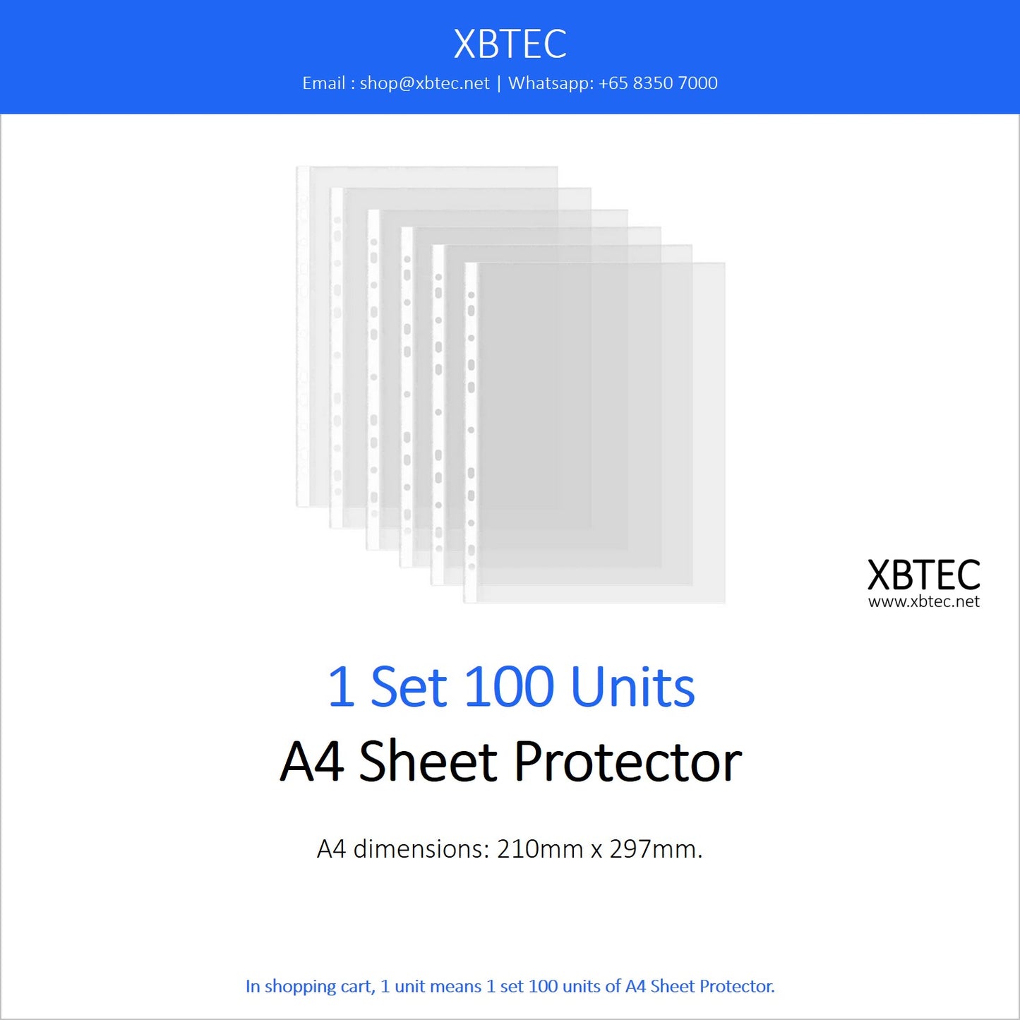 Stationery, A4 Sheet Protector