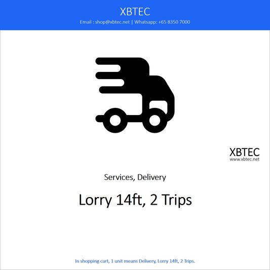 (Services, Delivery) Lorry 14ft Box Up, 2 Trips