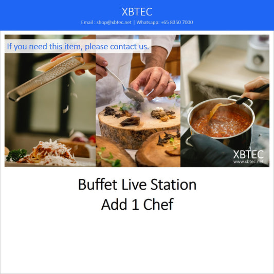 Meals, Buffet Live Station, Add 1 Chef