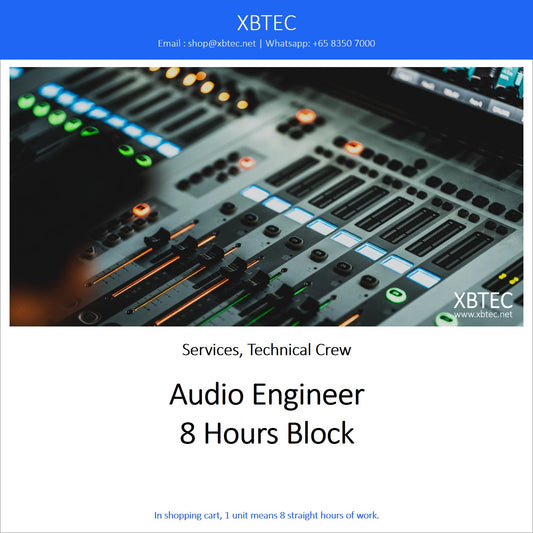 (Services, Technical Crew) Audio Engineer, 8 Hours Block