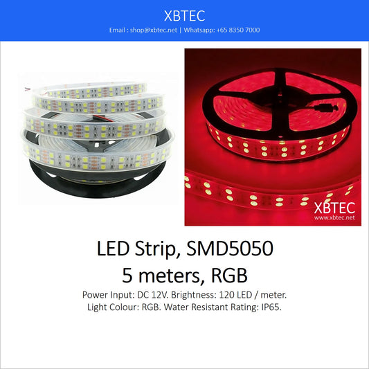 LED Strip, RGB, SMD5050, 5 meters