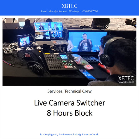 (Services, Technical Crew) Live Camera Switcher, 8 Hours Block