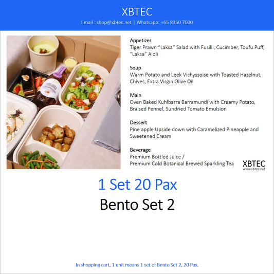 Meals, Bento Set 2, 20 Pax