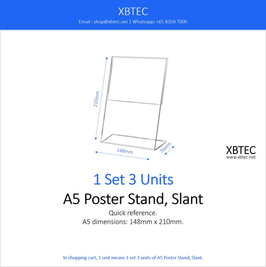 Stands, A5 Poster Stand