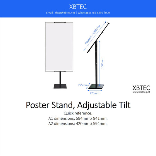 Stands, Poster Stand, Adjustable Tilt